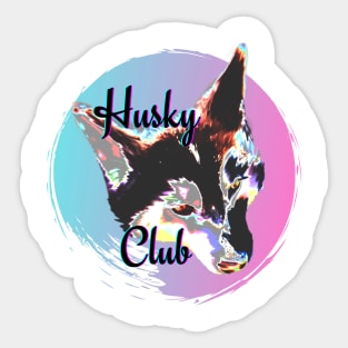 Husky Club Sticker